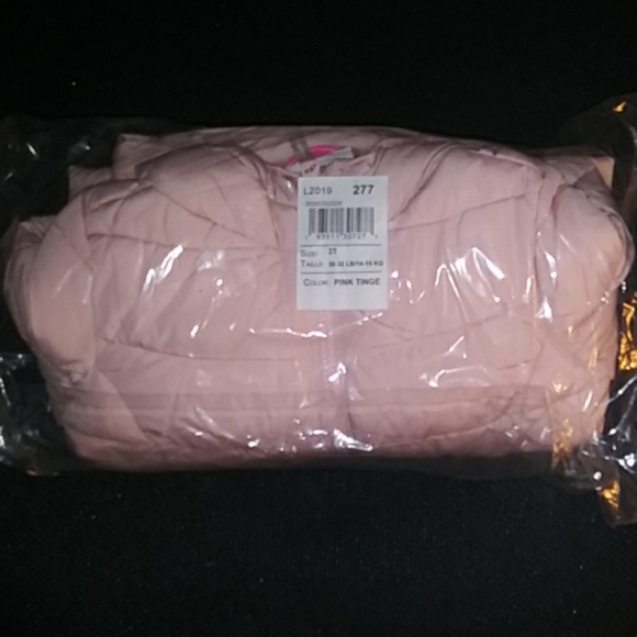 CP Baby and Toddler Girl's Bear Puffer Jacket - Picture 3 of 3